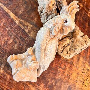 1940’s Chalkware Cockatoo